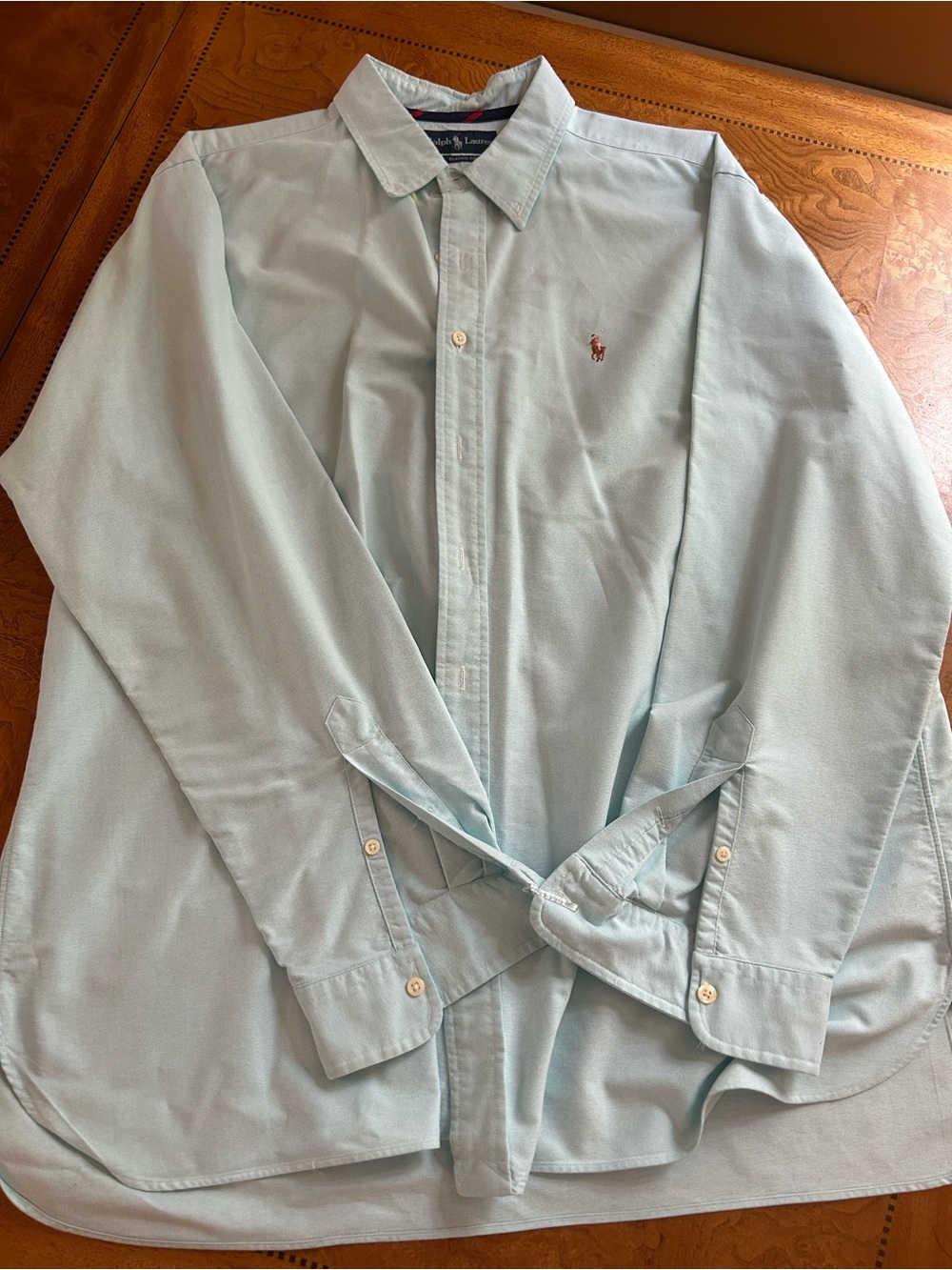 Polo by Ralph Lauren Pale Blue Oxford Button-Down Shirt